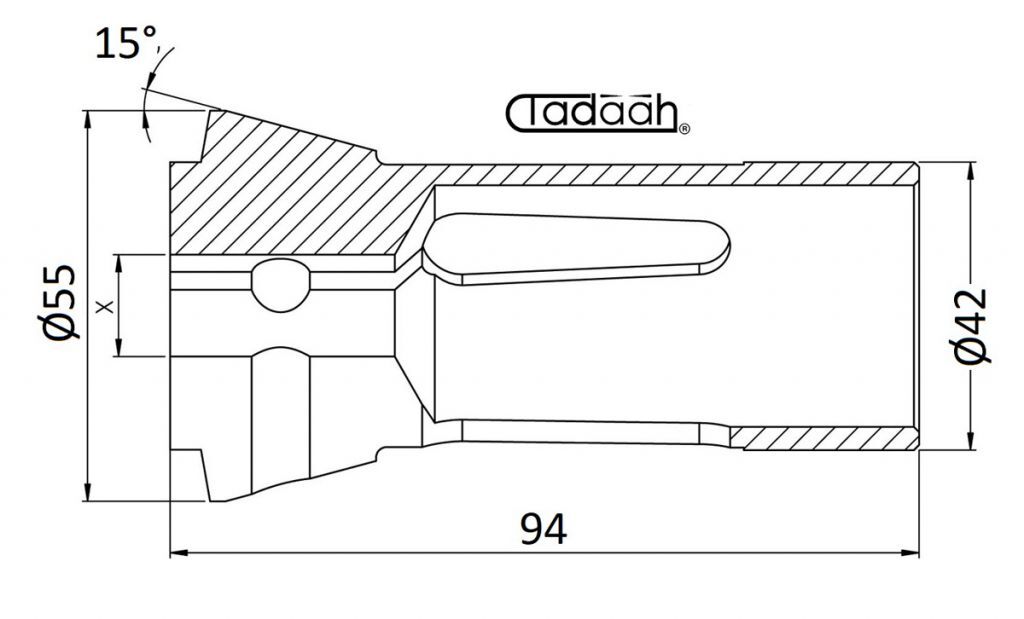 171E - BA36 Collets EXAGONAL for Single-Spindle Lathes DIN 6343 for Steinhäuser, Traub