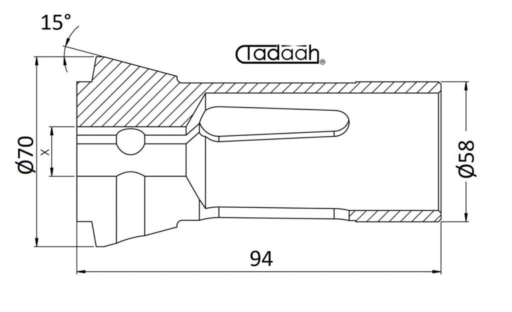 177E - BA52 Collets HEXAGONAL for Single-Spindle Lathes DIN 6343 for  BIGLIA - TAREX TAR52