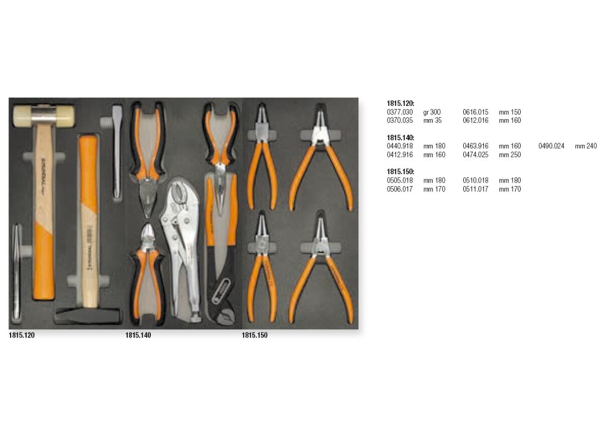 MUNDIAL 1812.064-G Carrello-PRO porta attrezzi professionale trasportabile con piano di lavoro in ABS grigio - 64 utensili - 7 cassetti - Carico 1000 kg
