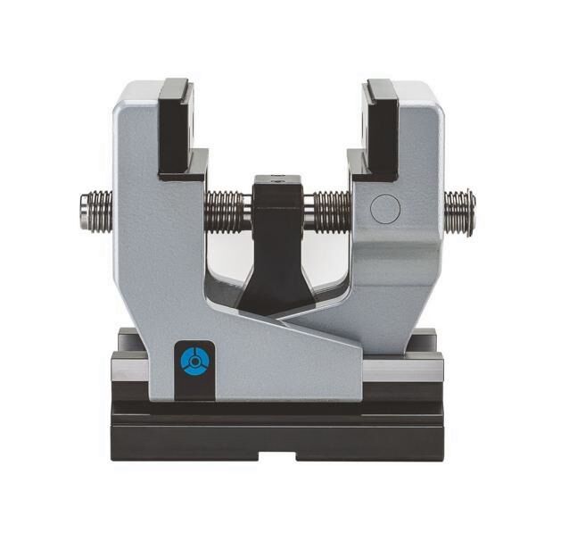 182231 Morsa Rohm RZM centrale short design con ganasce artigliate SKB, senza trasmettitore di potenza - Larghezza ganascia 92mm, Forza di serraggio kN20