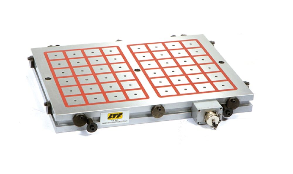 LTF189H ULTRA QUAD Elektro-Permanent-Magnet-Futter mit Quadratpolen 50x50mm, polteilung 60mm