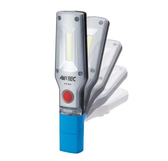 19407000 AIRTEC 2000 Lumen rechargeable lamp with double magnet, on the back and bottom