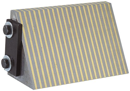 LTF 218.02 Blocco lamellare a squadra 1 con un angolo a 45°, un angolo a 60° - 70x70x118 mm, NO magnetico