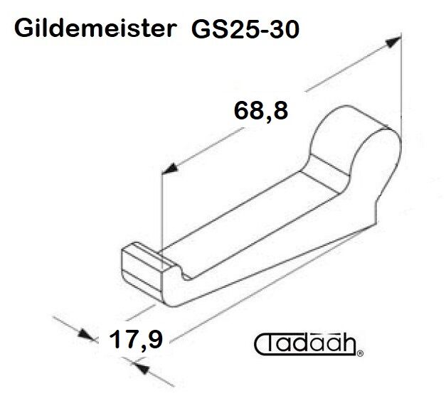 22.10.125 Nasello per tornio plurimandrino Gildemeister -  DMG Mori GS25 - GS30