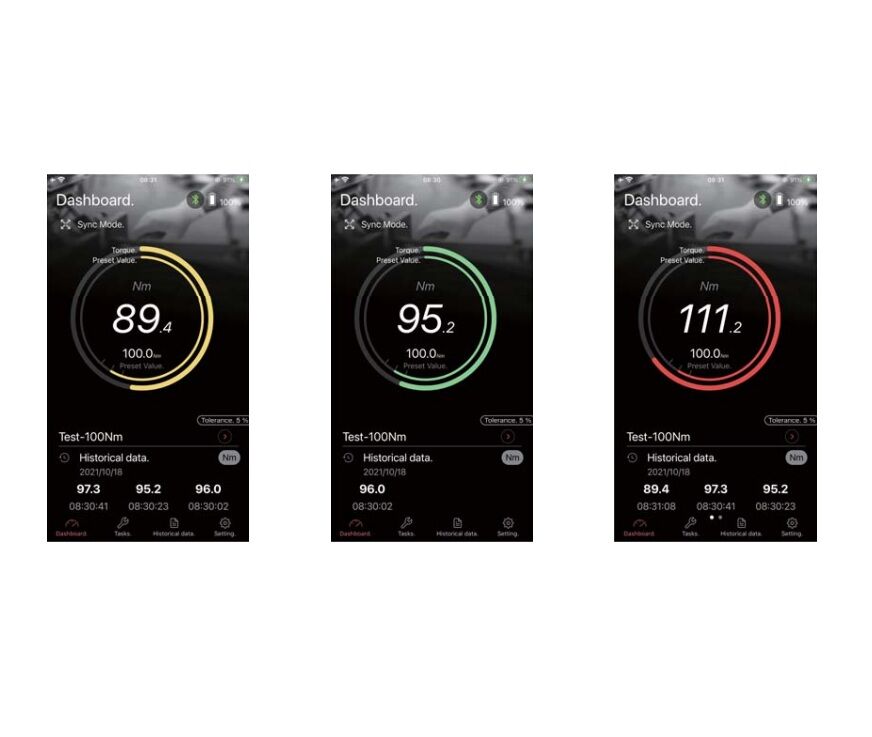 PROXXON 23337 Chiave dinamometrica elettronica modello MC 100/E per coppie da 10 a 100Nm, attacco quadro da 3/8", filettature destrorse e sinistrorse, certificata