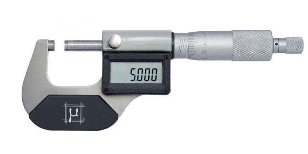 2391025 Rupac micrometro per esterni digitale Serie BluLine millesimale, campo di misura 0-25mm, IP54