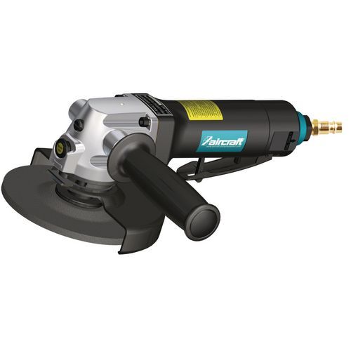 AIRCRAFT 2403483 - Smerigliatrice angolare pneumatica professionale disco Ø125mm, velocità a vuoto 12.000 rpm, consumo d'aria 326 l/min - Modello IWS 125-2 PRO
