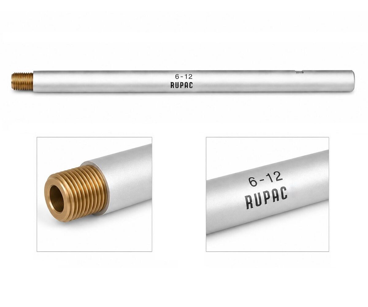 2503384 Prolunga per micrometri meccanici Serie MicroMet, lunghezza 100 mm per campo di misura 6-12 mm RUPAC 