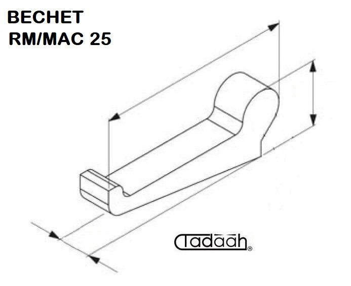 2564 G 21 b Spannfinger passend für Einspindeldrehautomat BECHET RM/MAC 25