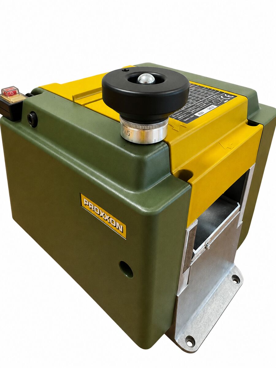 PROXXON 27040 Bench thicknesser DH 40 for soft and hard woods, 230 V, maximum planing capacity 40x80mm