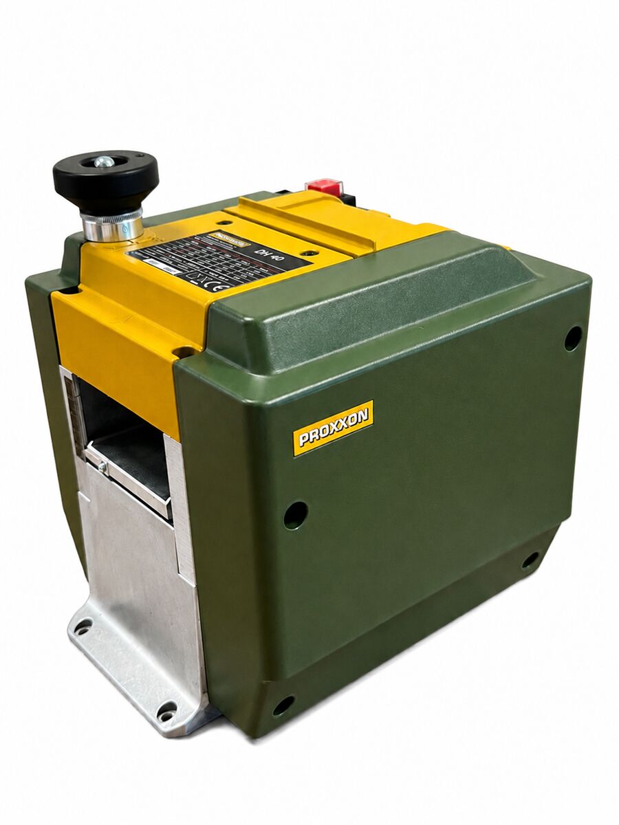 PROXXON 27040 Bench thicknesser DH 40 for soft and hard woods, 230 V, maximum planing capacity 40x80mm