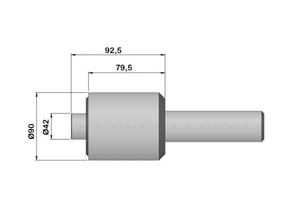 Poliangolar 3100N-CM4C Internal broacher compact version with morse taper shank MT4