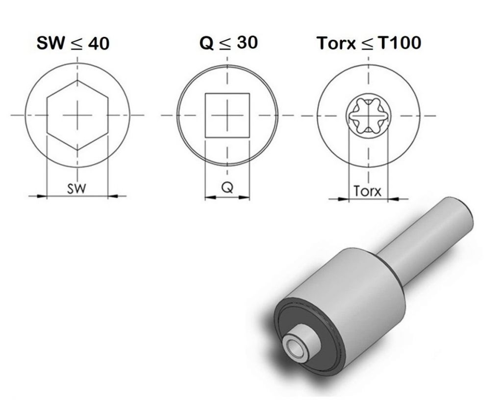 Poliangolar 3100N-CM4C Internal broacher compact version with morse taper shank MT4
