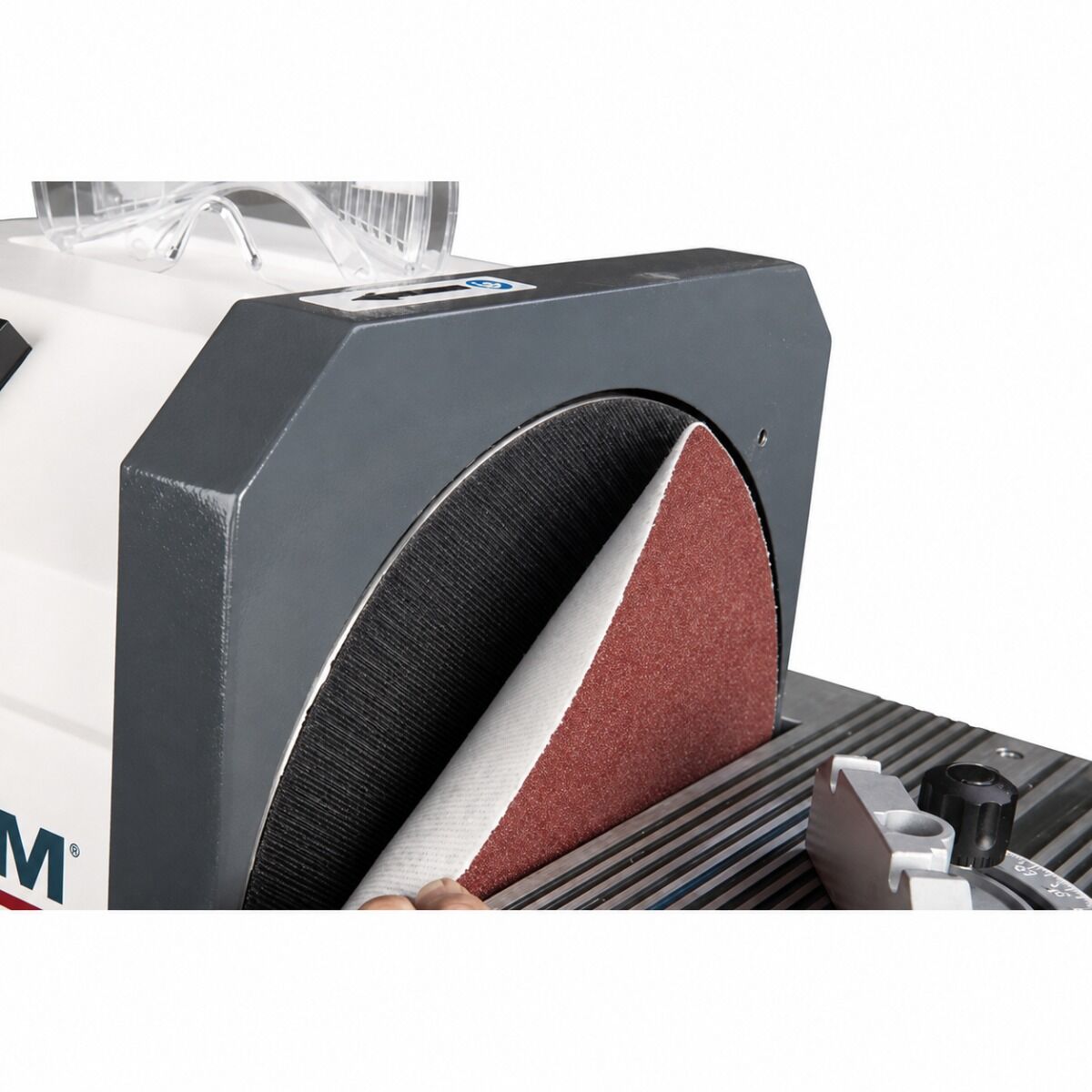 OPTIMUM 3101675 Levigatrice a disco Optigrind per metalli, modello GB 305D, 1.1 kW, trifase 400V, disco abrasivo 305 mm