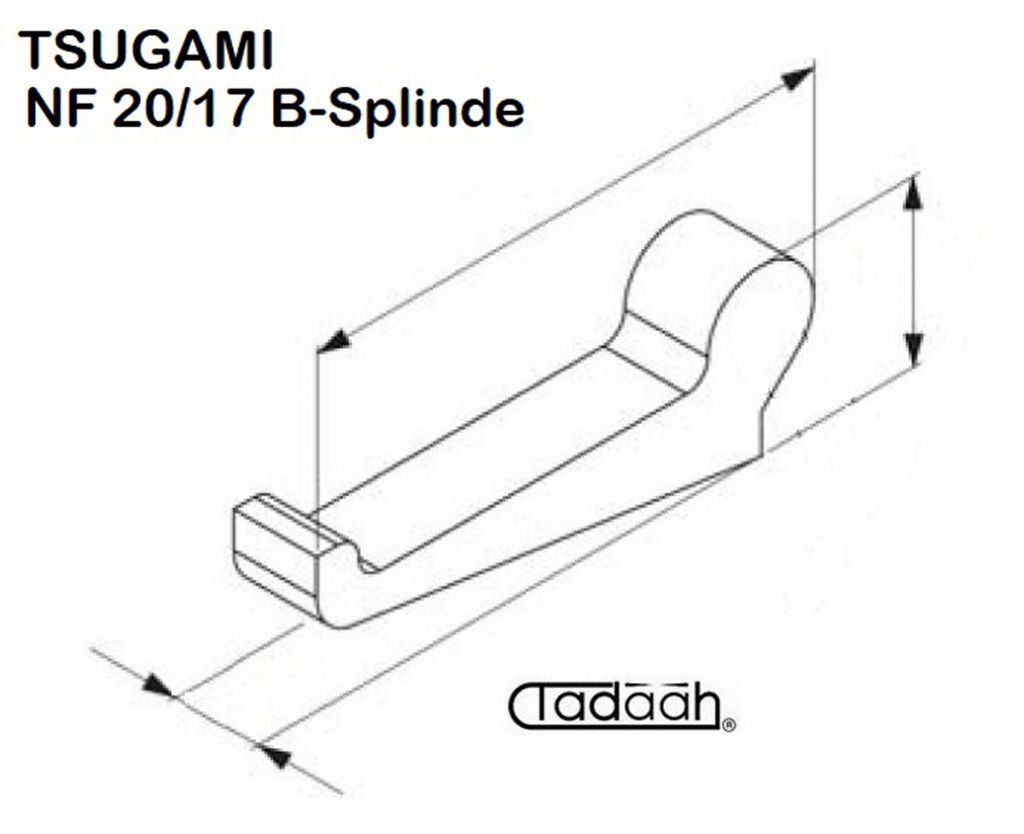 3171M0111140 Nasello per tornio TSUGAMI NF20/17 B-Spindle