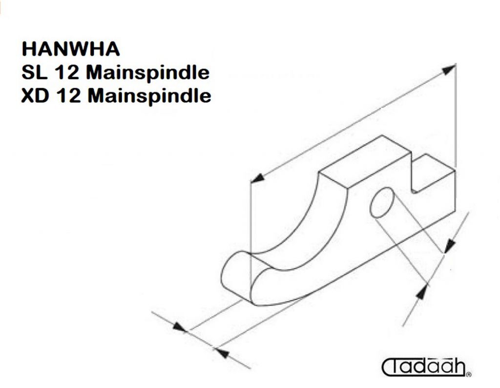 3184-M010-1130 Spannfinger passend für Einspindeldrehautomat HANWHA - SL 12/XD 12 Haupstspindel/Gegenspindel