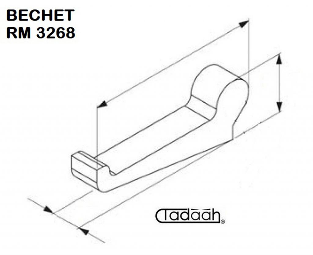 3268 Ge 23 c Nasello per tornio monomandrino BECHET RM 3268