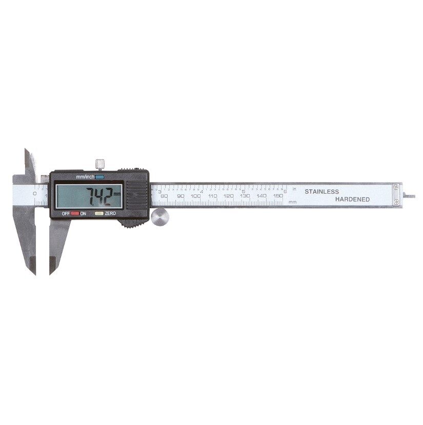 LTF327.05 Calibro elettronico-digitale 150mm - centesimale con numeri grandi OBERK