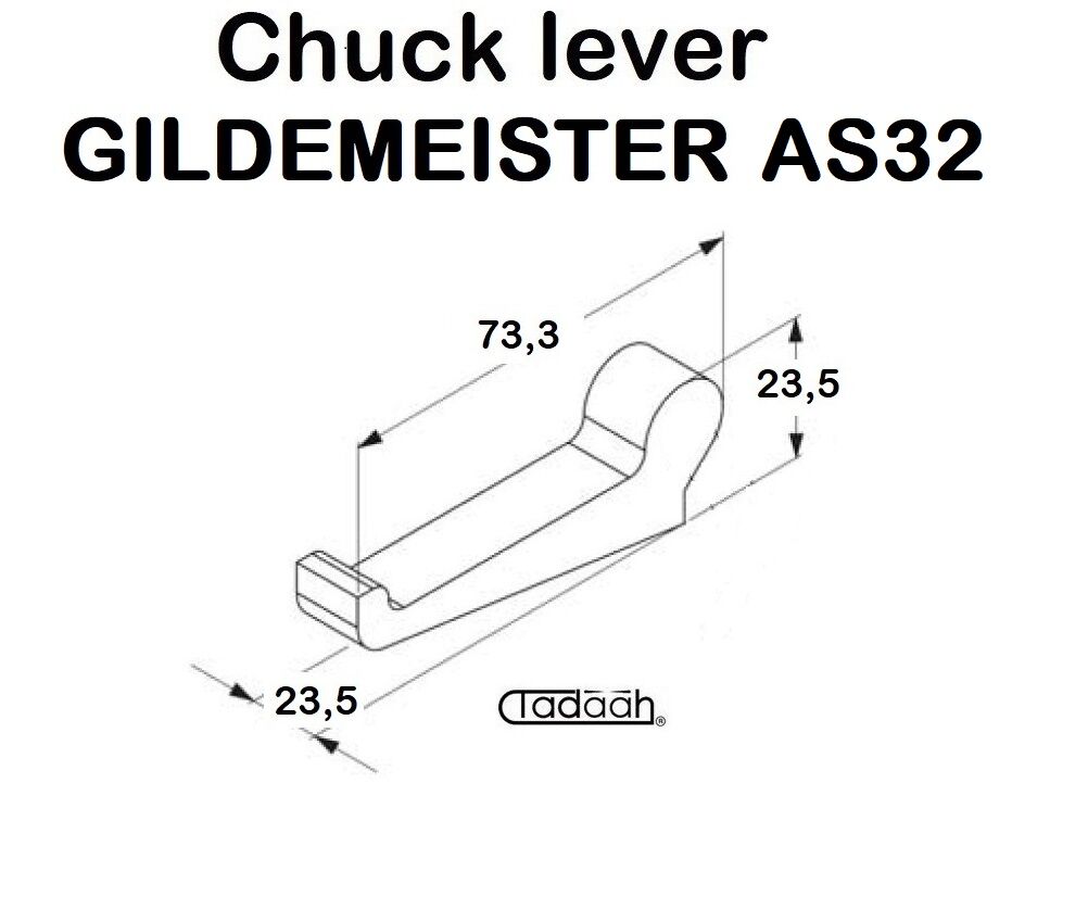 342-10-2130-000 Spannfinger passend für Gildemeister Mehrspindeldrehautomat - DMG Mori AS32