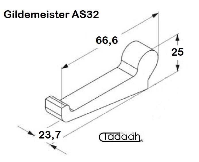 342-10-2130-003 Nasello per tornio plurimandrino Gildemeister - DMG Mori AS32   