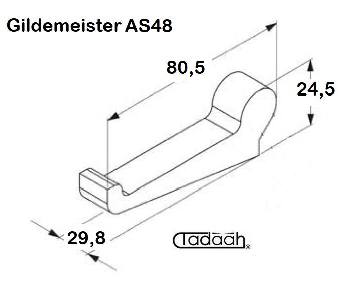 343-10-2130-001 Spannfinger passend für Gildemeister Mehrspindeldrehautomat - DMG Mori AS48 