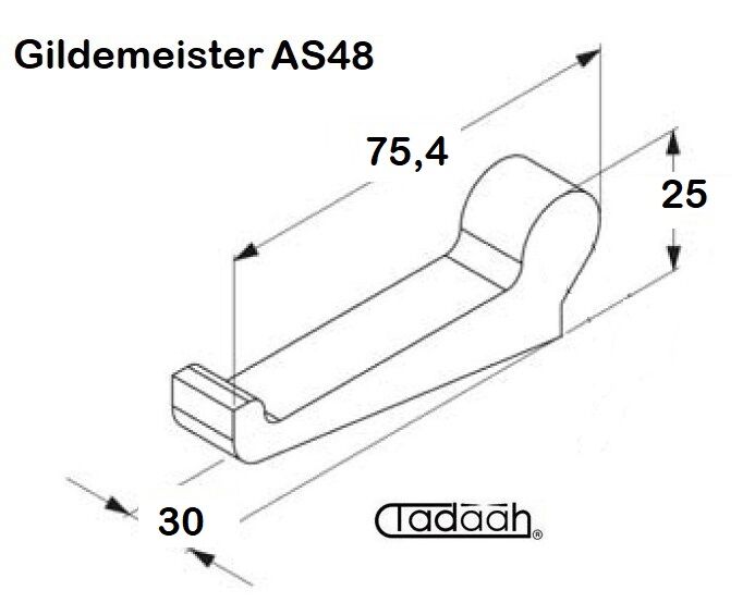 343-10-2130-003 Spannfinger passend für Gildemeister Mehrspindeldrehautomat - DMG Mori AS48