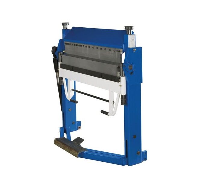 METALLKRAFT 3770103 Piegatrice a grembiale per curvatura lamiere con serraggio barra superiore, larghezza lavoro 1020mm, spessore lamiera 2mm - Modello FSBM 1020-20 HSG