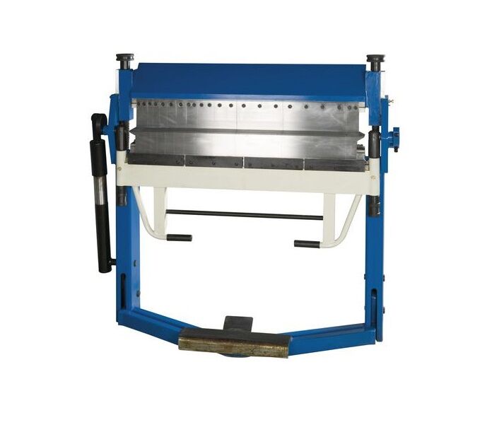 METALLKRAFT 3770103 Piegatrice a grembiale per curvatura lamiere con serraggio barra superiore, larghezza lavoro 1020mm, spessore lamiera 2mm - Modello FSBM 1020-20 HSG