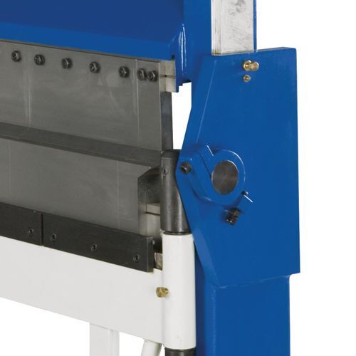 METALLKRAFT 3770103 Piegatrice a grembiale per curvatura lamiere con serraggio barra superiore, larghezza lavoro 1020mm, spessore lamiera 2mm - Modello FSBM 1020-20 HSG
