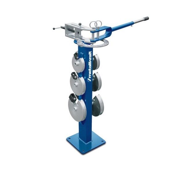 METALLKRAFT 3776030 Mobile Rohrbiegemaschine Zum kalten Biegen von dünnwandigen Rohren aus Messing, Kupfer, Stahl und anderen Materialien, Modell RB 30 ideal für Werkstätten, Baustellen und Karosseriebetriebe