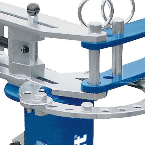 METALLKRAFT 3776030 Mobile Rohrbiegemaschine Zum kalten Biegen von dünnwandigen Rohren aus Messing, Kupfer, Stahl und anderen Materialien, Modell RB 30 ideal für Werkstätten, Baustellen und Karosseriebetriebe