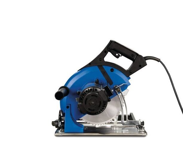 METALLKRAFT 3840231 Metallhandkreissäge für den Einsatz im Betriebe und auf Baustellen zum Schneiden von Aluminium, Stahl und Edelstahl, Modell HKS 230