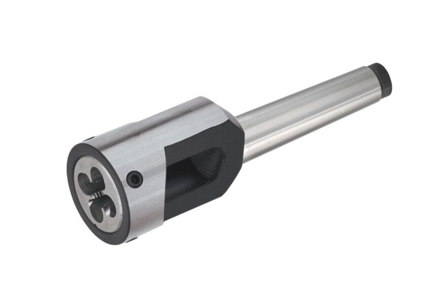 384.700 Die holder with morse taper shank MT2 for tapping and drilling machines - Dies housing size at your Choice