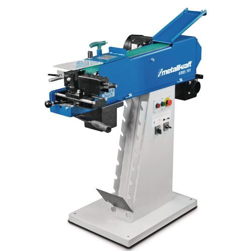 METALLKRAFT 3921001 Levigatrice multifunzione per tubi e profilati dimensioni nastro 100x2000 mm - Modello KRBS 101