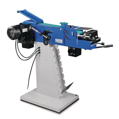 METALLKRAFT 3921001 Levigatrice multifunzione per tubi e profilati dimensioni nastro 100x2000 mm - Modello KRBS 101
