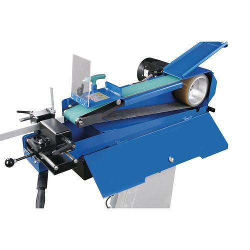 METALLKRAFT 3921001 Levigatrice multifunzione per tubi e profilati dimensioni nastro 100x2000 mm - Modello KRBS 101
