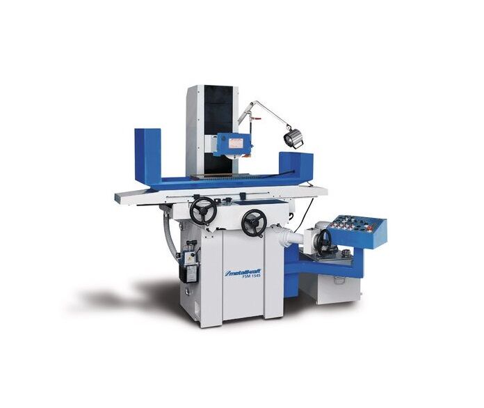 METALLKRAFT 3931545 Precision surface grinding machine With NC-controlled vertical feed, Surface grinding table 150x450 mm - Model FSM 1545
