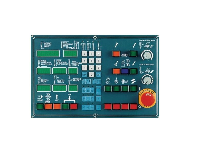 METALLKRAFT 3932550 Rettificatrice di precisione industriale con controllo NC dell'avanzamento verticale, piano tavola 250x500 mm - Modello FSM 2550