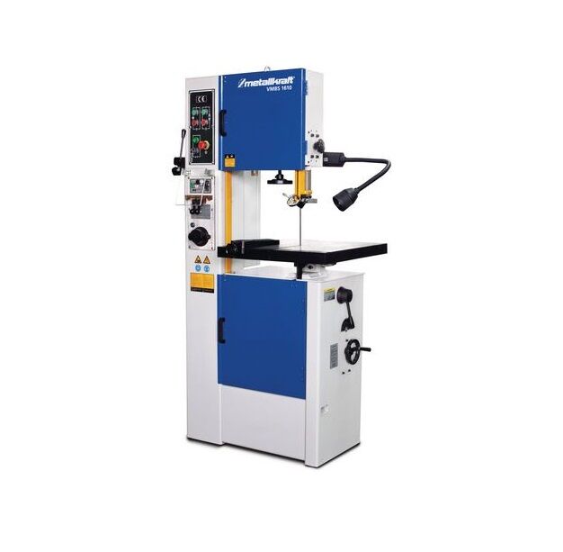 METALLKRAFT 3951610 Vertical metal bandsaw machine 400V Model VMBS 1610, Integrated band welding unit with annealing, cutting and grinding device