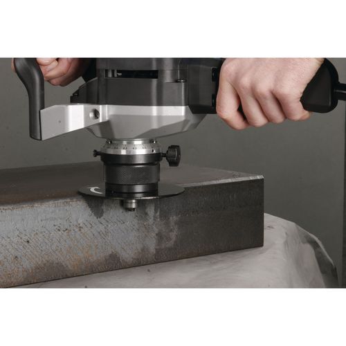 METALLKRAFT 3990007 Edge deburrer for machining radiused parts radii, holes, inner and outer edges and weld seams - Model KE 6-2