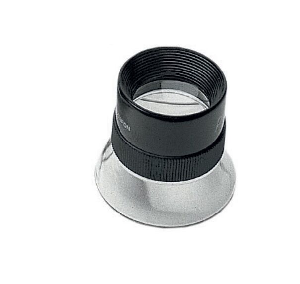 RUPAC 4010039 Microlente di ingrandimento 15x serie MicroMet con lente acromatica, Campo visivo 19mm