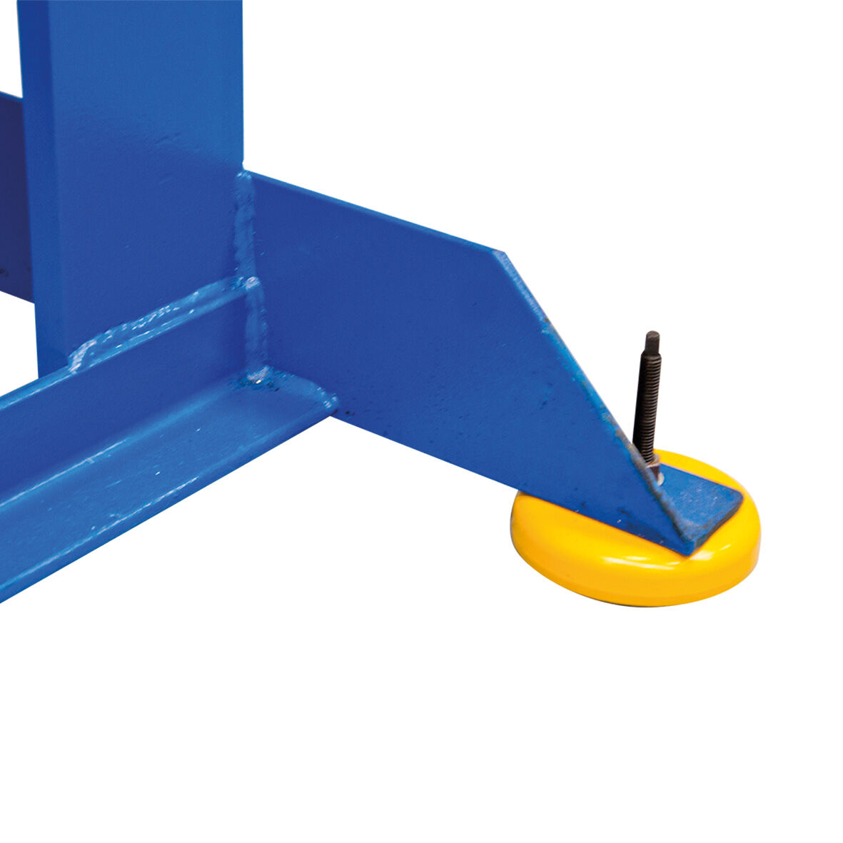 METALLKRAFT 4013160 Pressa idraulica professionale modello WPP 160 HBK con cilindro mobile e due velocità di avanzamento pistone, portata 160 tonnellate, per lavori di assemblaggio e raddrizzamento, ispezione lavori