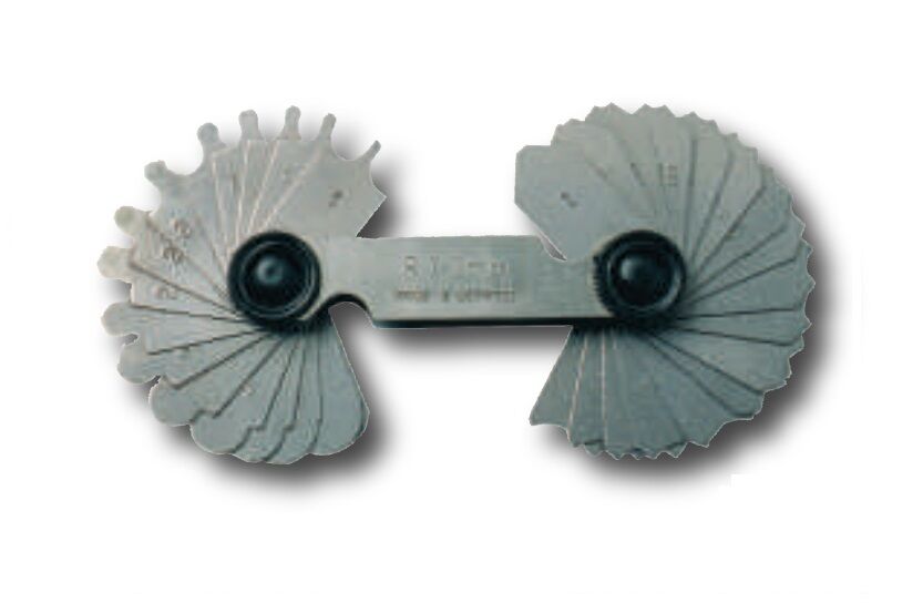 VG417-101 Radius gauges 17+17 blades, From radius 1,0 to 7,0