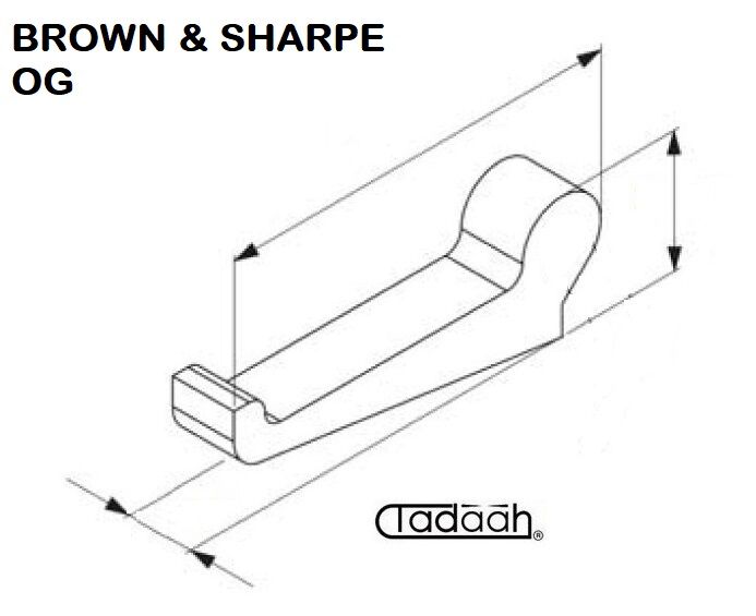 42-10176 Nasello per tornio BRWON & SHARPE - OG