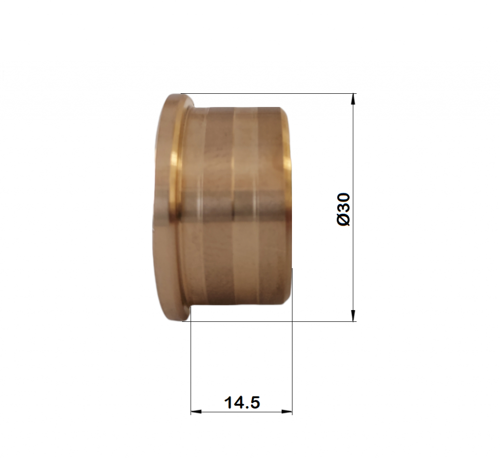 45.52.141 Boccola in bronzo slitta doppia da ripresa idraulico Gildemeister AS20, GS20, GM20, GM20AC