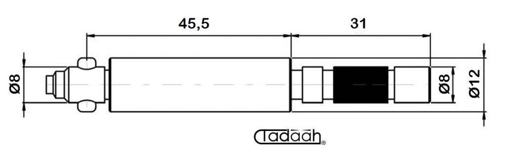 518.112  Barloader revolving diameter 12mm suitable for FMB - HAGENUK for collet with diameter 8mm - attack diameter 8mm