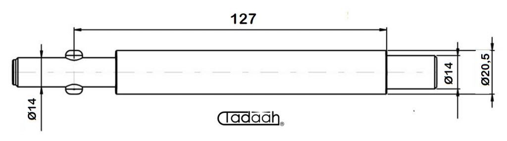 518.221 Barloader revolving diameter 20.5mm suitable for TORNOS ROBOBAR with attack diameter 14mm