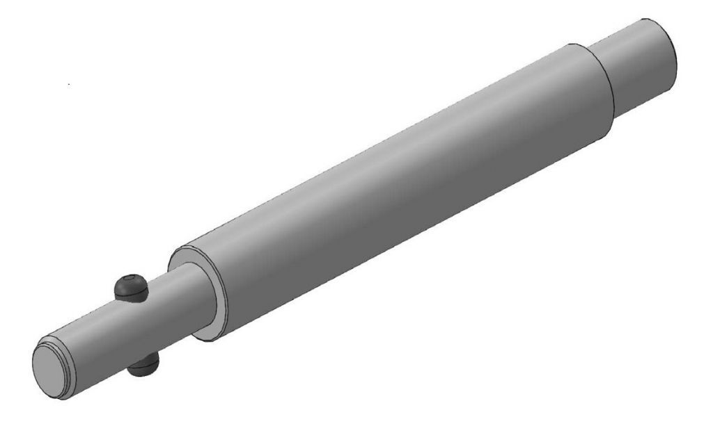 518.312 Rotierende Ø12 für Lader FMB - HAGENUK - LNS -TRAUB mit Gewinde Ø8mm