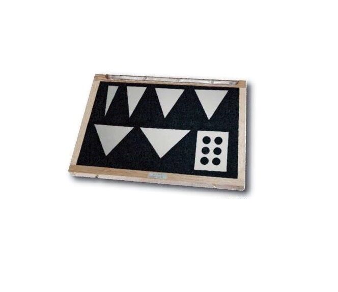 518.501 Set of 7 angle block for squares and protractors control built in Hardened special steel ± 63 HRC, grade of accuracy 1