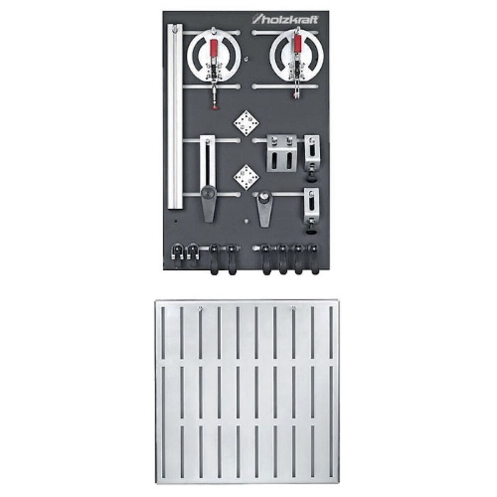 HOLZKRAFT 5198101 Sistema di bloccaggio e montaggio per tavoli da lavoro con piastra